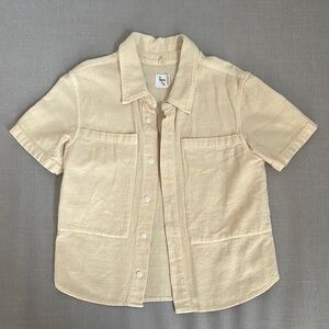 Nico Nico kids pale yellow Button-Up Shirt